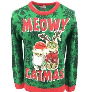 meowy catmas sweater